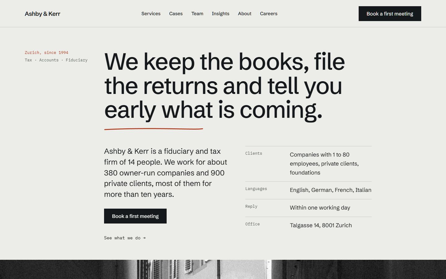 Ashby Framer template, home page